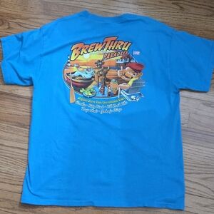 Blue Brew Thru Paradise Graphic T-Shirt